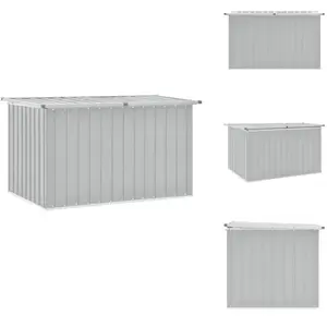 vidaXL Coffre de jardin Gris 149 x 99 x 93 cm - Coffres de jardin pas cher