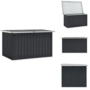 Vidaxl - Boîte de rangement de jardin Anthracite 149x99x93 cm - Coffre... pas cher