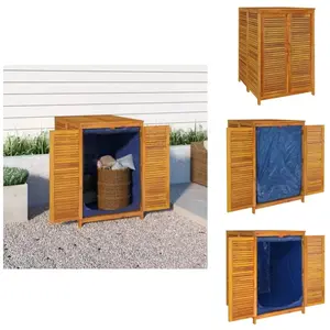 Vidaxl - Boîte de rangement de jardin 70x87x104 cm bois massif d'acaci... pas cher
