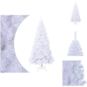 vidaXL Arbre de Noël artificiel avec branches épaisses Blanc 240 cm PV...