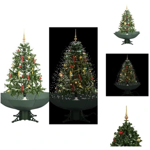 vidaXL Sapin de Noël à neige avec pied parapluie Vert 140 cm - Sapins ...Vendu parkaufland
