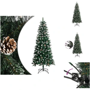 vidaXL Sapin de Noël artificiel avec support Vert 150 cm PVC - Sapins ... pas cher