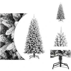 vidaXL Sapin de Noël artificiel enneigé 120 cm PVC&PE - Sapins de Noël pas cher