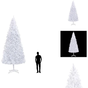 vidaXL Sapin de Noël artificiel 500 cm blanc - Sapins de Noël