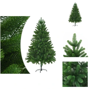 vidaXL Sapin de Noël artificiel Aiguilles naturelles 210 cm Vert - Sap... pas cher