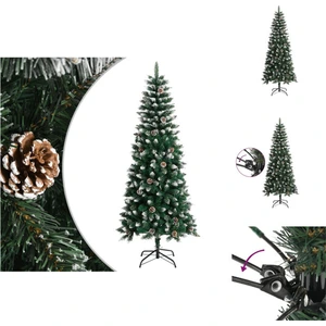 vidaXL Arbre de Noël artificiel avec support Vert 180 cm PVC - Sapins ... pas cher