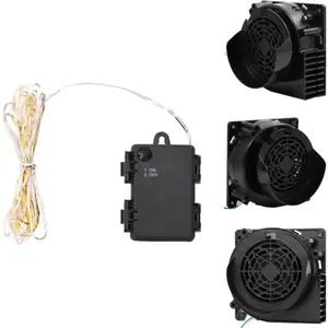 vidaXL Guirlande lumineuse LED avec 66 LED et soufflerie 660 cm - Ecla... pas cher