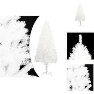 vidaXL Sapin de Noël artificiel Aiguilles naturelles blanc 120 cm - Sa... pas cher