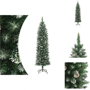 vidaXL Sapin de Noël artificiel avec support Svelte 240 cm PVC - Sapin... pas cher
