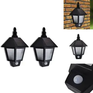 Applique murale solaire avec capteur de mouvement 2 pcs - Lampe Solair...Vendu parkaufland