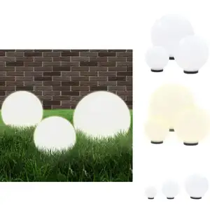 Jeu de lampe boule à led 3 pcs pmma sphérique 20/30/40 cm - Lampes De ...Vendu parkaufland
