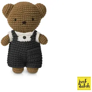 Peluche Just Dutch Boris School 25x10x5 cm pas cher