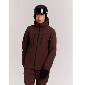 Protest - Prttimothy Snowjacket - Veste ski homme Pecanred - XL pas cher