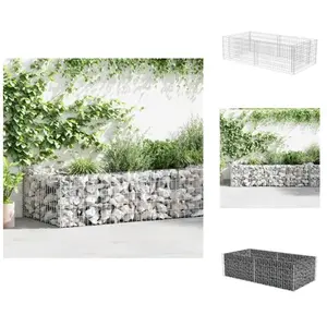 vidaXL Jardinière en pierre 180×90×50 cm - panneaux de clôture pas cher