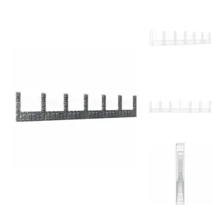 vidaXL Panier de gabion en forme de u avec 7 poteaux Fer 740x20x150 cm... pas cher