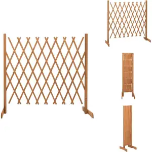 vidaXL Clôture en treillis de jardin Orange 180x100 cm Bois de sapin -... pas cher