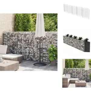 Panier de gabion Acier galvanisé 300x30x100 cm - Paniers De Gabions - Clôture Métallique - Clôture En Acier - Barriere Jardin - Décoration JardinVendu parkaufland