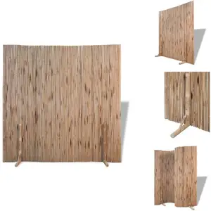 Vidaxl - Clôture Bambou 180x170 cm - Clôture En Bambou - Séparation Pièce - Décoration Murale - Panneau De Cloison - Clôture Pliable pas cher