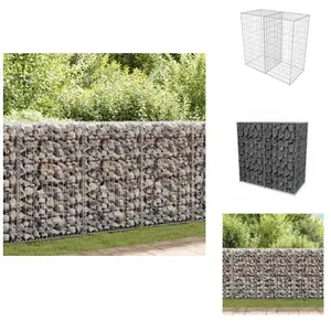 vidaXL Panier de gabion acier 100×50×100 cm - Panneaux de clôture pas cher