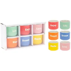 Electrodepot 6 Tasses Coupelles 6cl Fantaisie pas cher