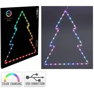 Koopman Arbre 41 LED arc-en-ciel - Nampook pas cher