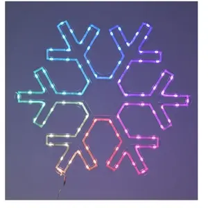 Comparateur de prix : Christmas bauble Lifetime RGB Snowflakes 50 x 43 cm LED RGB