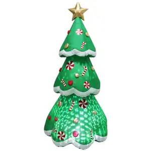 Koopman Arbre de Noël gonflable autogonflant 240 CM LED pas cher