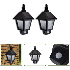Applique murale solaire avec capteur de mouvement 2 pcs - Lampe Solair...Vendu parkaufland