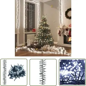 Guirlande lumineuse à LED groupées 2000 LED Blanc froid 17m PVC - The ... pas cher