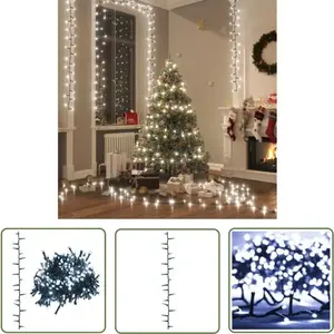 The Living Store - Guirlande à led compacte avec 1000 led Blanc froid ... pas cher