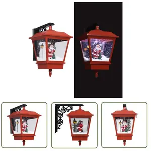 Lampe murale de Noël lumières LED et Père Noël Rouge 40x27x45cm - The ...Vendu parkaufland
