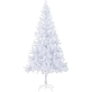 The Living Store Arbre de Noël artificiel Support en acier 210 cm 910 ... pas cher