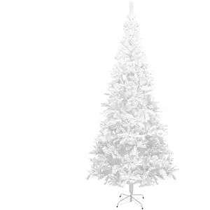 The Living Store Arbre de Noël artificiel L 240 cm blanc pas cher