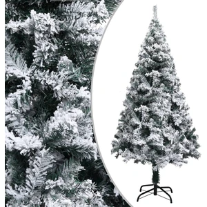 The Living Store Arbre de Noël artificiel avec neige Vert 150 cm PVC pas cher