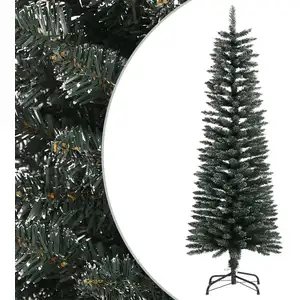 The Living Store Arbre de Noël artificiel avec support Svelte vert 120... pas cher