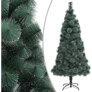 The Living Store Arbre de Noël artificiel avec support Vert 120 cm PET pas cher