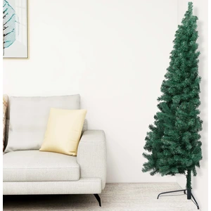 The Living Store Demi-sapin de Noël artificiel avec support Vert 210 c... pas cher