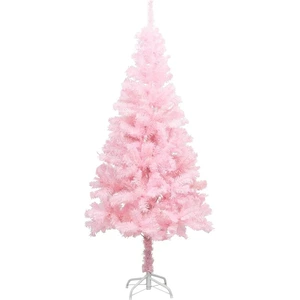 The Living Store Arbre de Noël artificiel avec support Rose 180 cm PVC pas cher