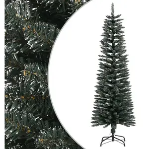 The Living Store Arbre de Noël artificiel avec support Svelte vert 150... pas cher