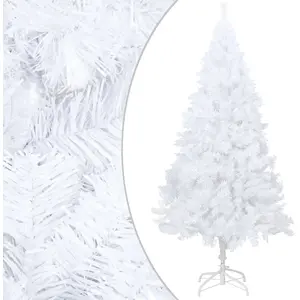The Living Store Arbre de Noël artificiel avec branches épaisses Blanc... pas cher