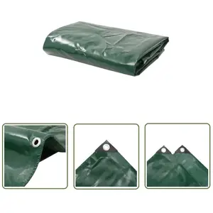 Furniture Limited - Bâche 650 g / m² 4 x 6 m Vert pas cher