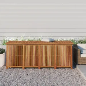 The Living Store - Boîte de rangement de jardin 200x80x75 cm bois massif d'acacia BrunVendu parkaufland