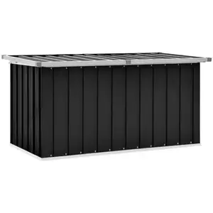 The Living Store boîte de jardin anthracite 129 x 67 x 65 cm pas cher