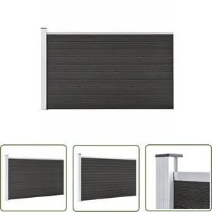 Clôture de jardin wpc 175x105 cm Gris - Clôture De Jardin - Clôture Résidentielle - Clôture wpc - Clôture Grise - Clôture Design - The Living StoreVendu parkaufland
