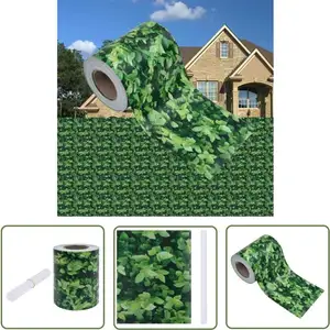 The Living Store Pare-vue de jardin PVC 35x0,19 m Vert pas cher