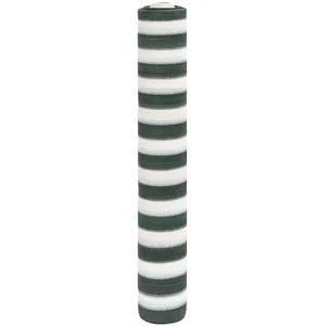 vidaXL Filet brise-vue vert et blanc 1,8x25 m PEHD 75 g/m² pas cher