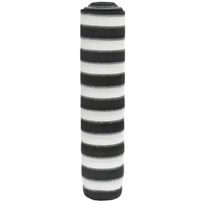 vidaXL Filet brise-vue anthracite et blanc 1x50 m PEHD 75 g/m² pas cher
