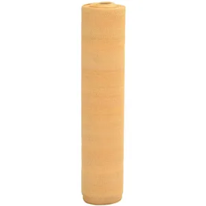 vidaXL Filet brise-vue sable 1,5x10 m PEHD 150 g/m² pas cher