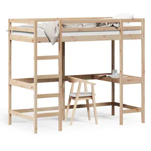 Comparateur de prix : vidaXL Vidaxl Lit Superposé Sans Matelas 90x190 Cm Bois Massif De Pin