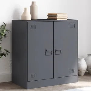 vidaXL Buffet anthracite 67x39x73 cm acier pas cher